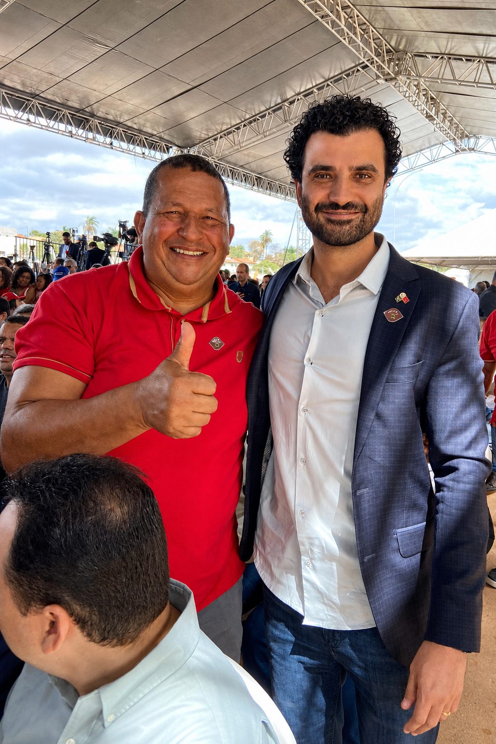 Miguel Ângelo durante atividade política